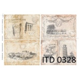 Decoupagepapier ITD D0328M