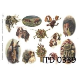 Decoupagepapier ITD D0339M