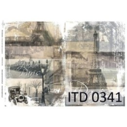 Decoupagepapier ITD D0341M