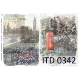 Decoupagepapier ITD D0342M