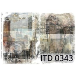 Decoupagepapier ITD D0343M