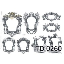 Decoupagepapier ITD D0260M