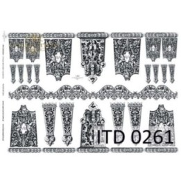 Decoupagepapier ITD D0261M
