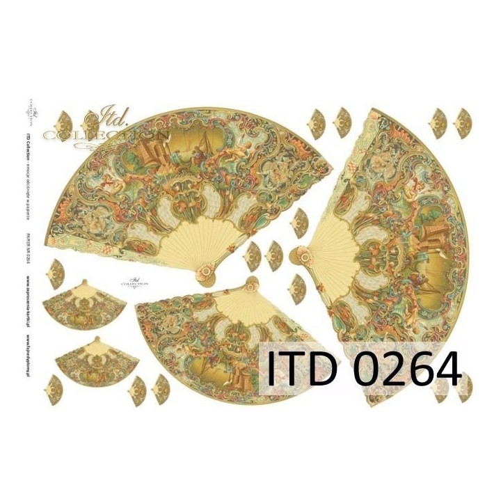 Decoupagepapier ITD D0264M