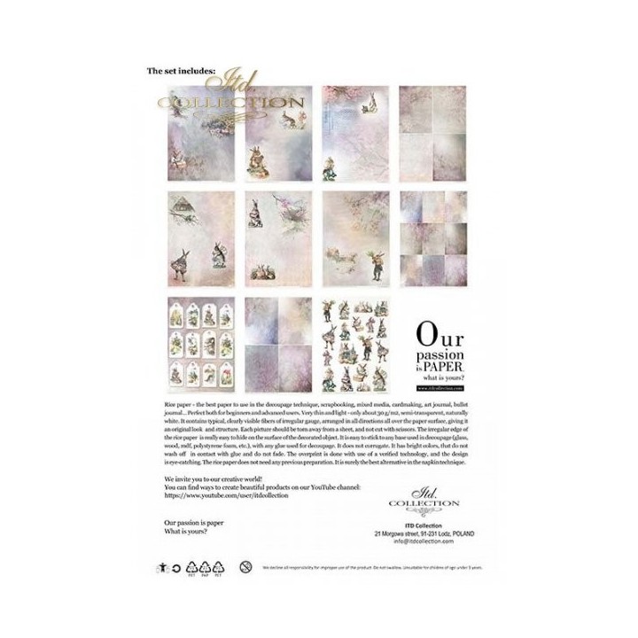 Creatieve set RP050 Paashaas