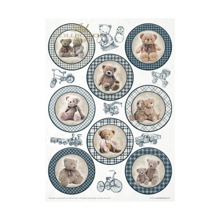 Creatieve set RP056 Jeugdherinneringen - BLAUW