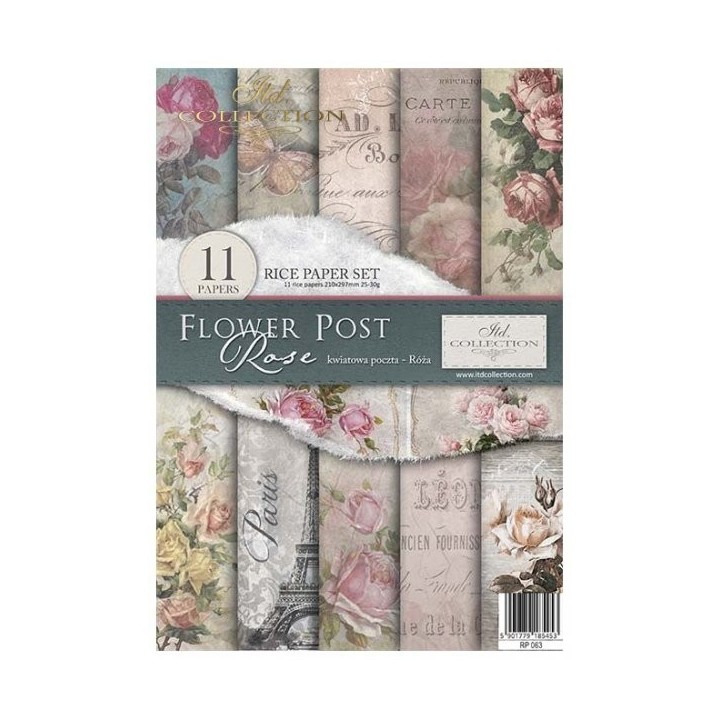 Creatieve set RP063 Bloemenpaal - Roos
