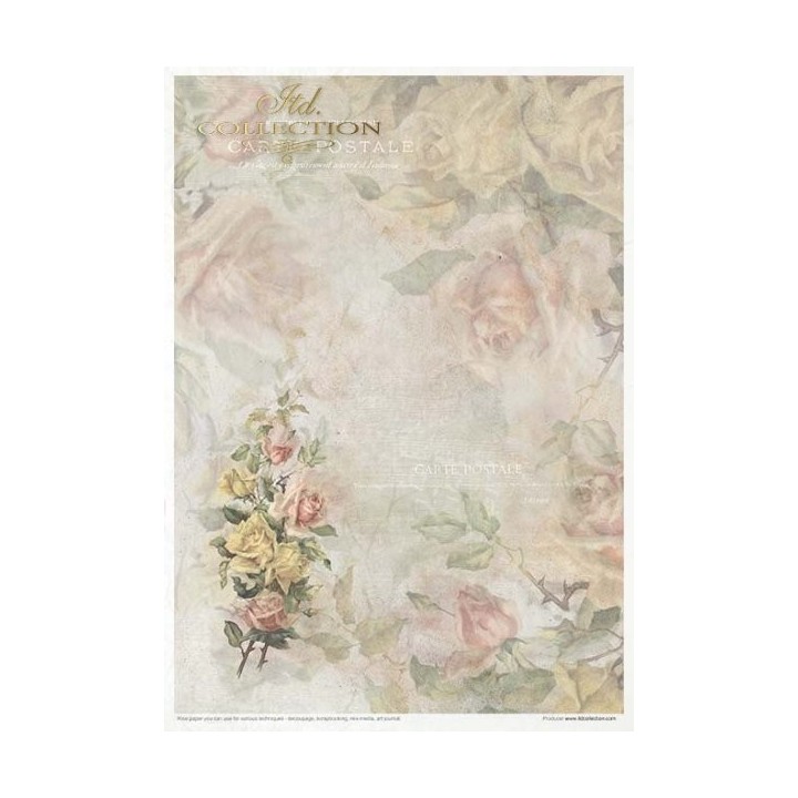 Creatieve set RP063 Bloemenpaal - Roos