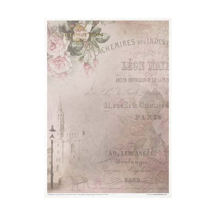 Creatieve set RP063 Bloemenpaal - Roos