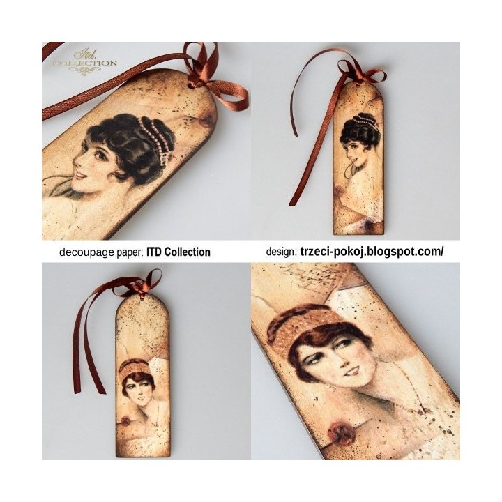 Decoupagepapier Soft ITD S0225