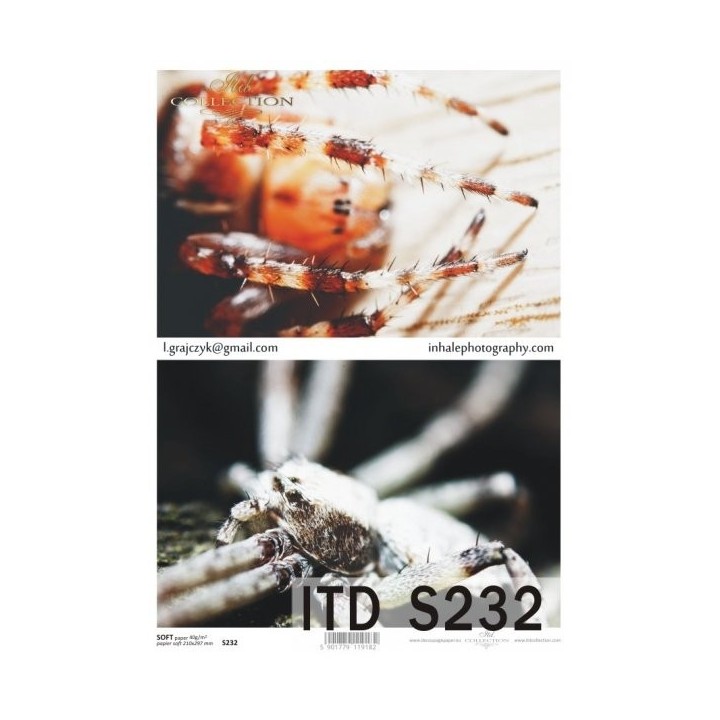 Decoupagepapier Soft ITD S0232