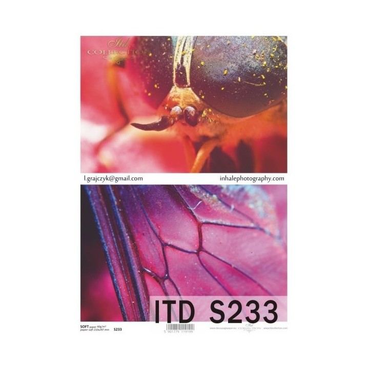 Decoupagepapier Zacht ITD S0233