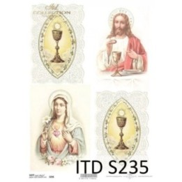 Decoupagepapier Soft ITD S0235