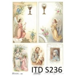 Decoupagepapier Soft ITD S0236