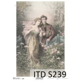 Decoupagepapier Zacht ITD S0239
