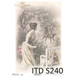 Decoupagepapier Soft ITD S0240
