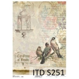 Decoupagepapier Zacht ITD S0251