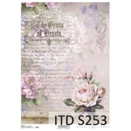 Decoupagepapier Soft ITD S0253