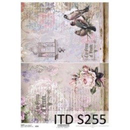 Decoupagepapier Soft ITD S0255
