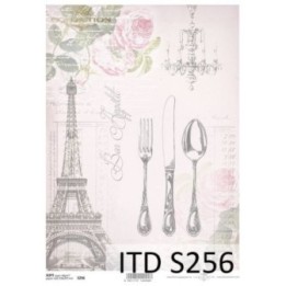 Decoupagepapier Soft ITD S0256