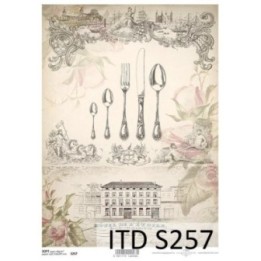 Decoupagepapier Zacht ITD S0257