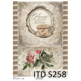 Decoupagepapier Soft ITD S0258