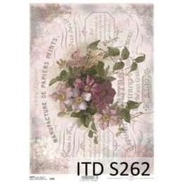 Decoupagepapier Soft ITD S0262