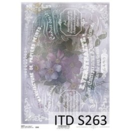 Decoupagepapier Soft ITD S0263