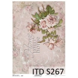 Decoupagepapier Zacht ITD S0267