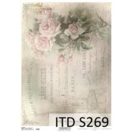 Decoupagepapier Soft ITD S0269