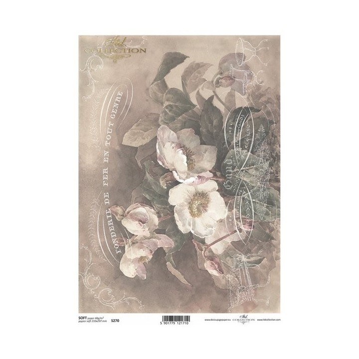 Decoupagepapier Soft ITD S0270