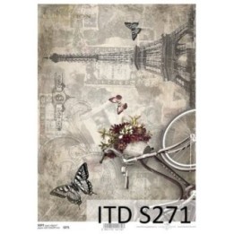 Decoupagepapier Zacht ITD S0271