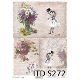 Decoupagepapier Soft ITD S0272
