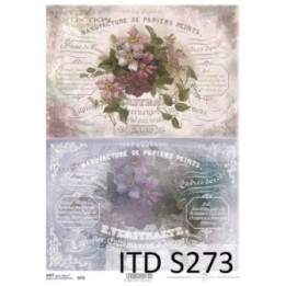 Decoupagepapier Soft ITD S0273