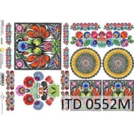 Decoupagepapier ITD D0552M