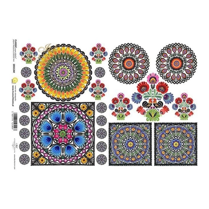 Decoupagepapier ITD D0553M