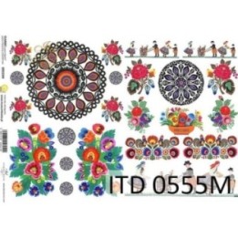 Decoupagepapier ITD D0555M