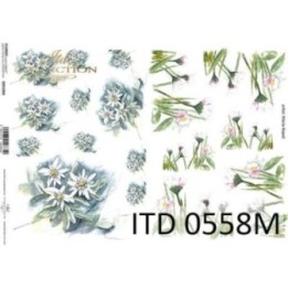 Decoupagepapier ITD D0558M