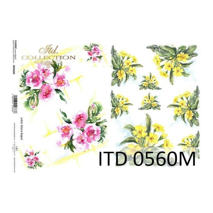 Decoupagepapier ITD D0560M