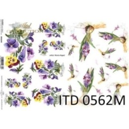 Decoupagepapier ITD D0562M