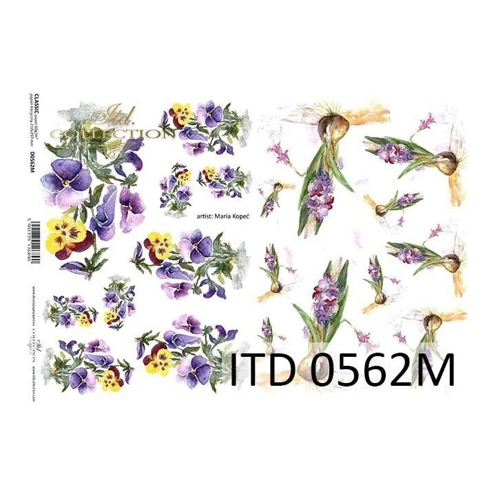 Decoupagepapier ITD D0562M