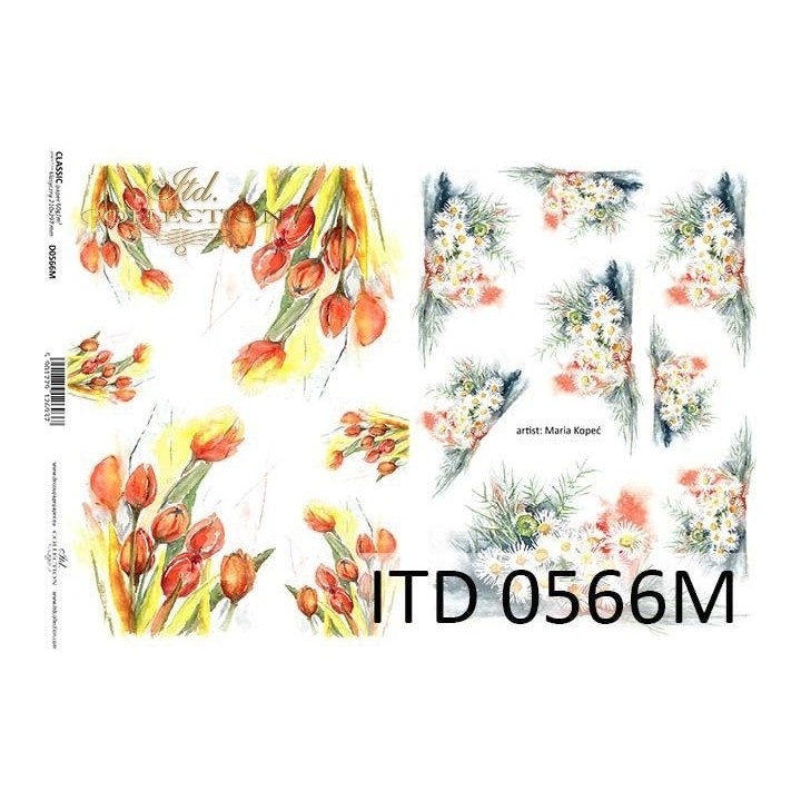 Decoupagepapier ITD D0566M