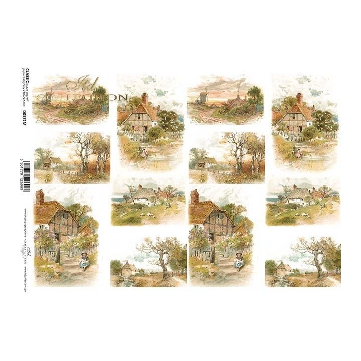 Decoupagepapier ITD D0572M