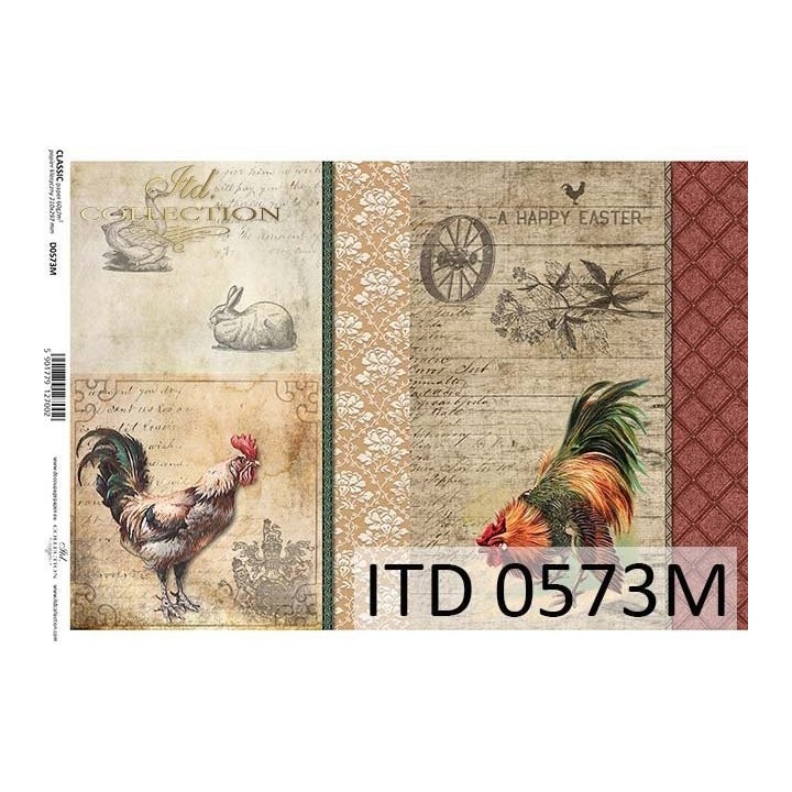 Decoupagepapier ITD D0573M
