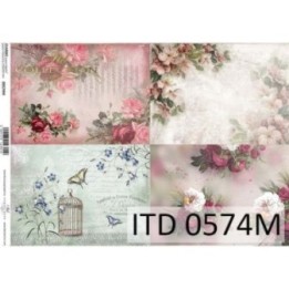 Decoupagepapier ITD D0574M
