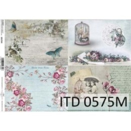Decoupagepapier ITD D0575M