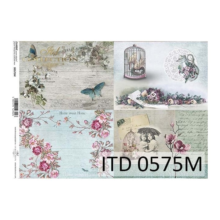 Decoupagepapier ITD D0575M