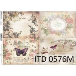 Decoupagepapier ITD D0576M