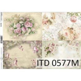 Decoupagepapier ITD D0577M