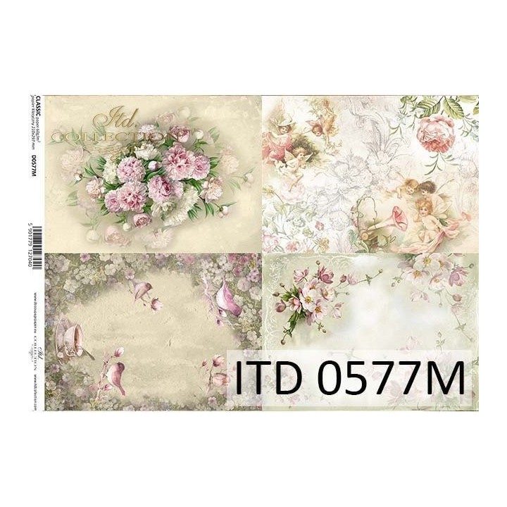 Decoupagepapier ITD D0577M